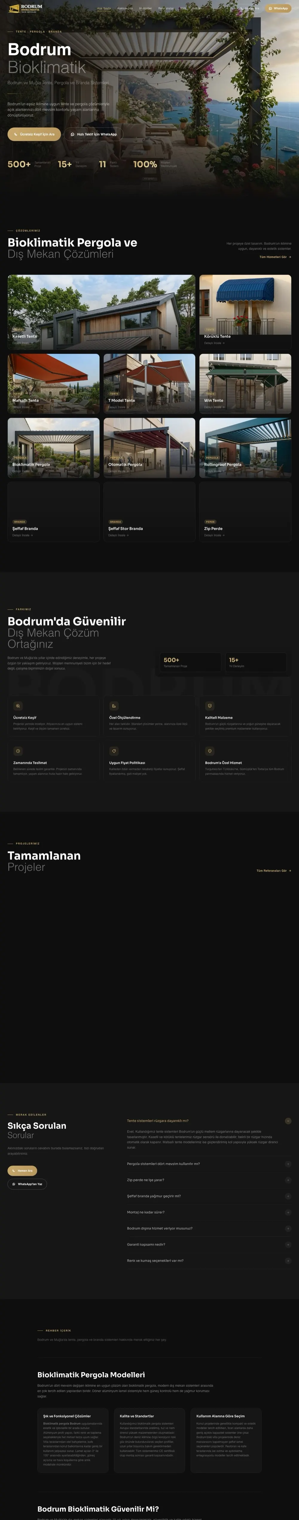 Bodrum Bioklimatik tam sayfa görünümü