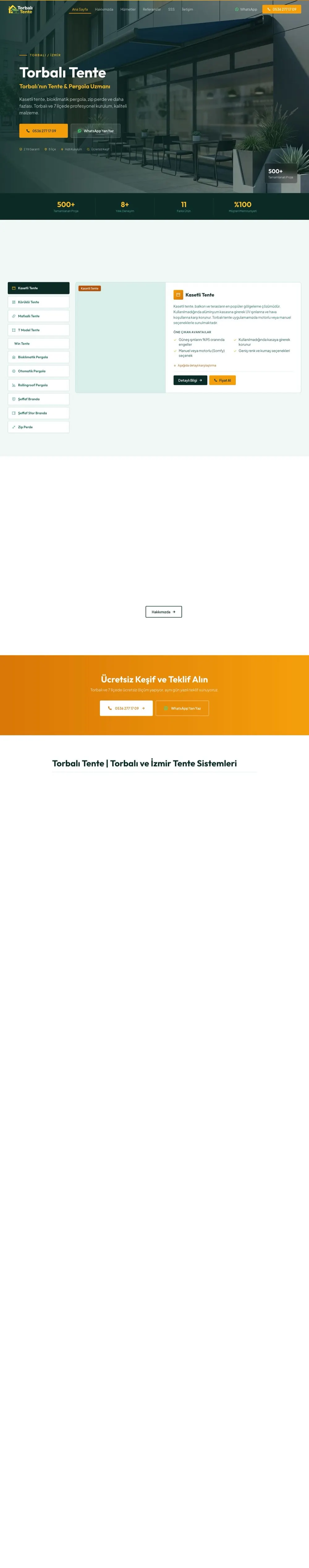 Torbalı Tente tam sayfa görünümü